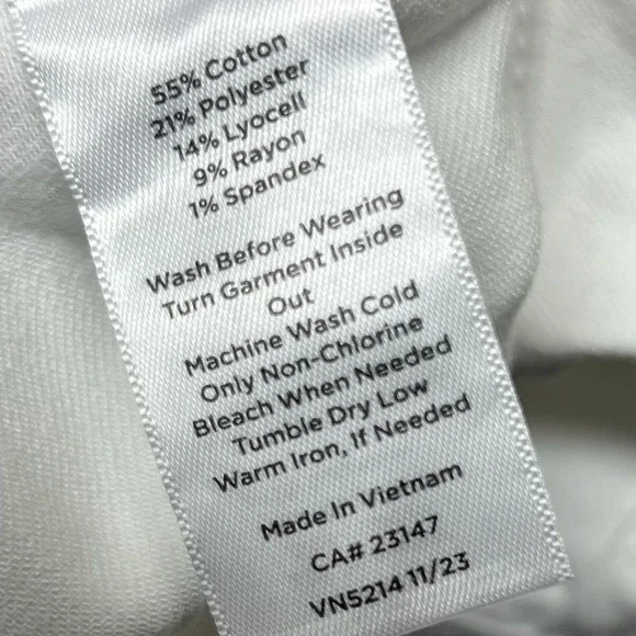 Talbots Denim Jean Jacket Womens 3X White Short Sleeve Button Down New NWT - Picture 11 of 13